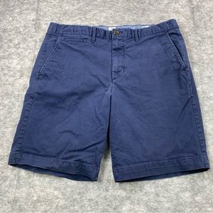 Gap Mens Blue Gap For Good 8 in inseam Chino Shots Size 34‎ Regular